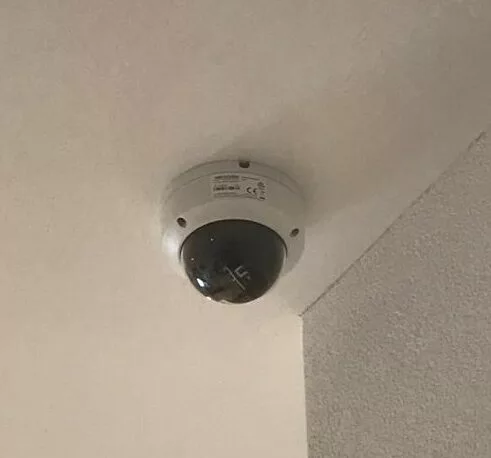 video surveillance at fisio3L entrance